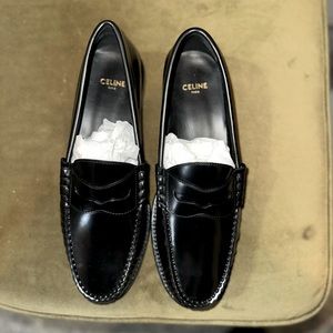 CELINE PARIS - TRIOMPHE PENNY SIGNATURE LOAFER